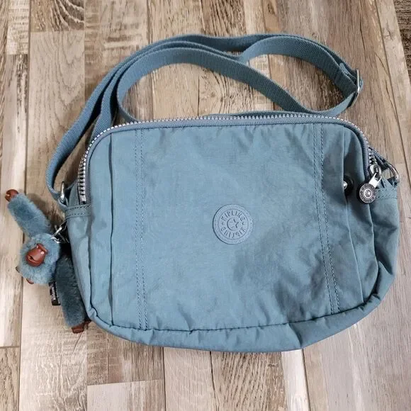 Kipling Benci Blue Crossbody Bag - Picture 1 of 8